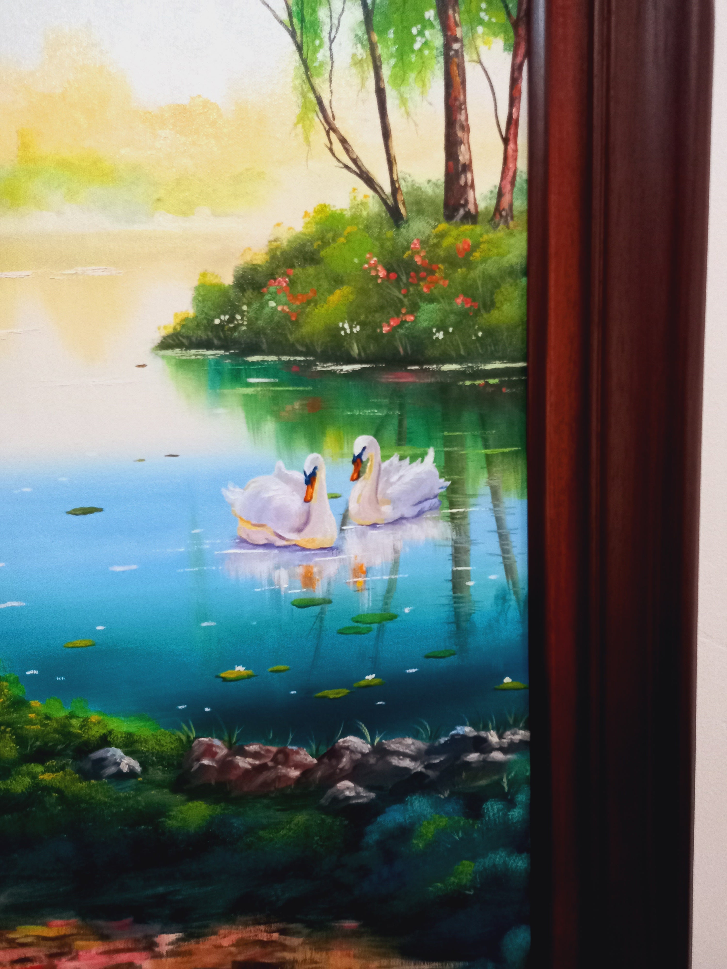 Pintura Óleo original "Pedacito de cielo"