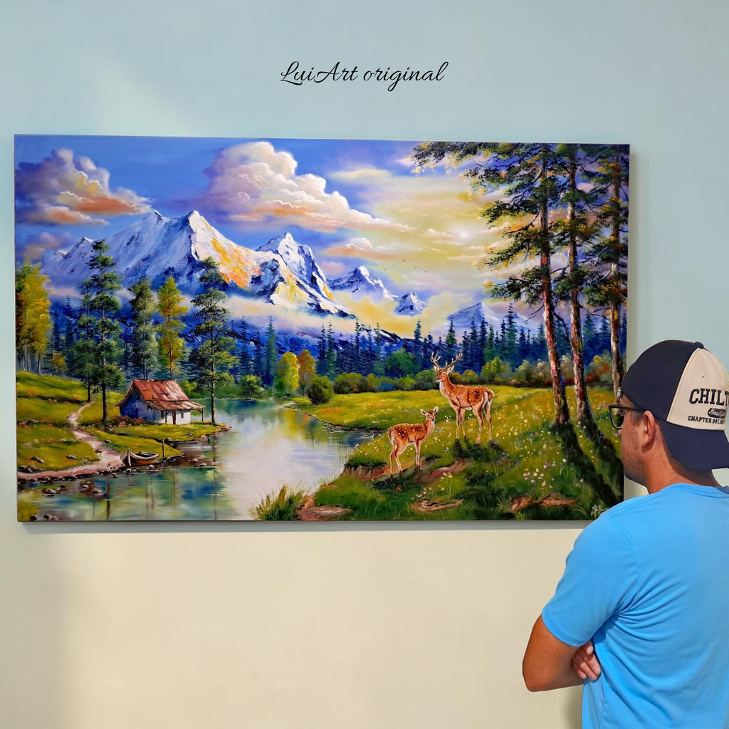 Pintura Óleo original (𝙑𝙀𝙉𝘿𝙄𝘿𝘼) "Apacible"