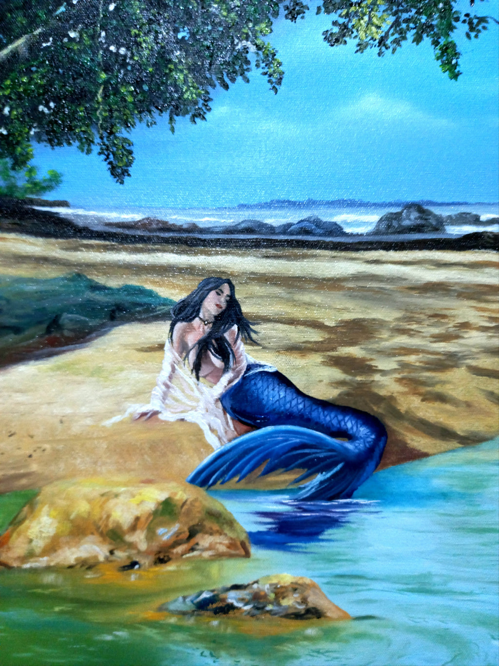 Pintura Óleo original (𝙑𝙀𝙉𝘿𝙄𝘿𝘼) "Descubrimiento"