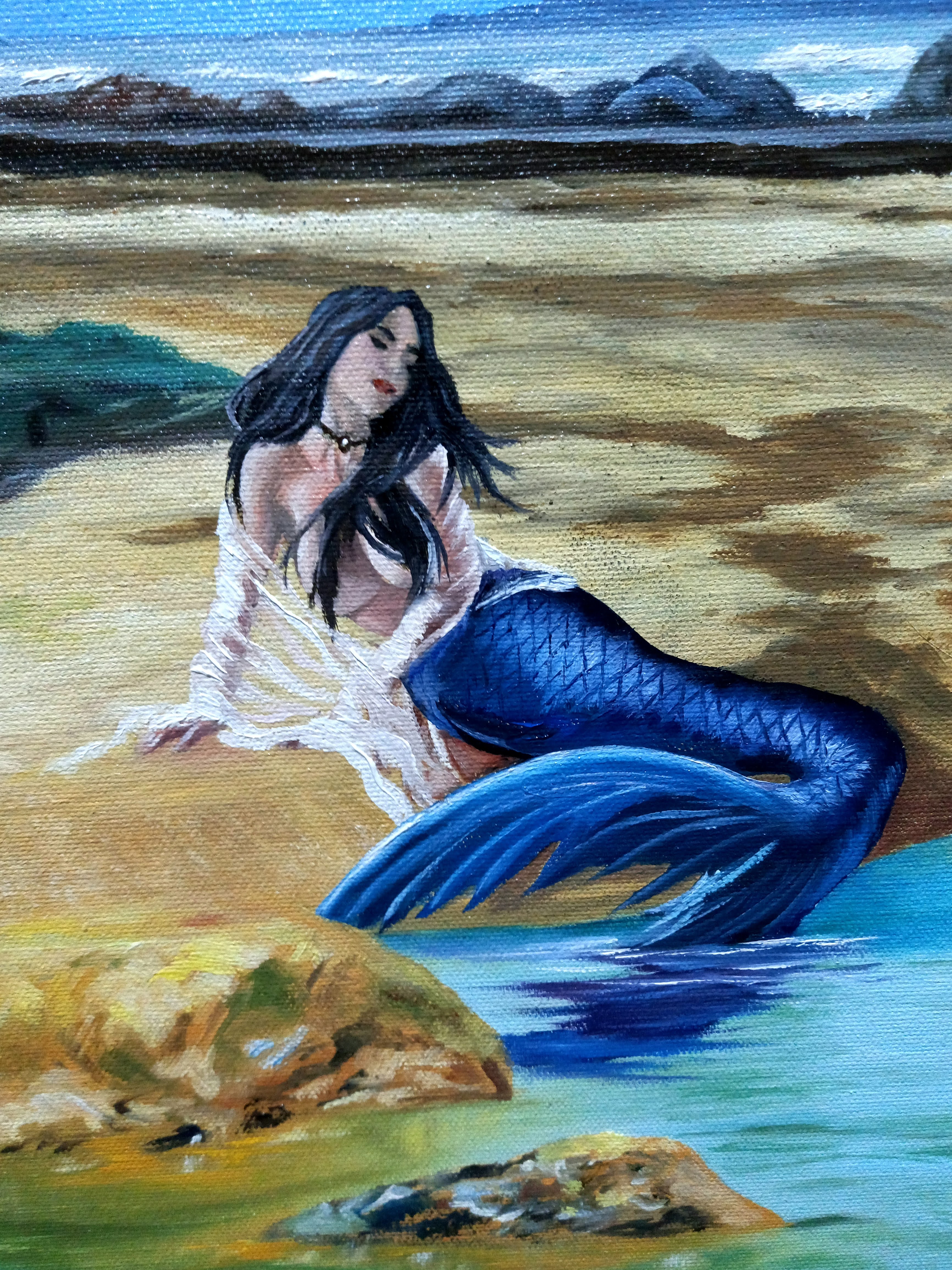 Pintura Óleo original (𝙑𝙀𝙉𝘿𝙄𝘿𝘼) "Descubrimiento"